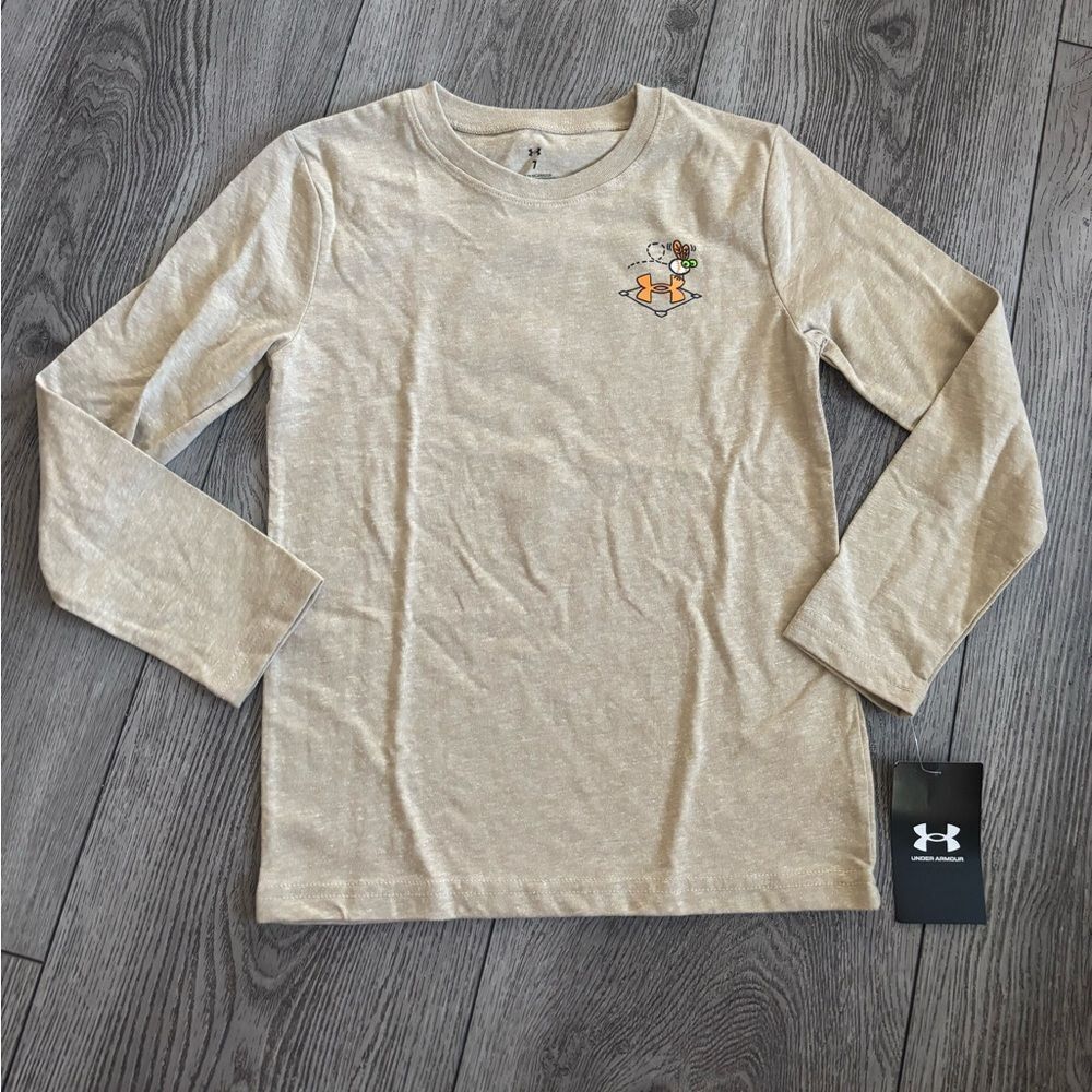 Under Armour Beige Long Sleeve Shirt